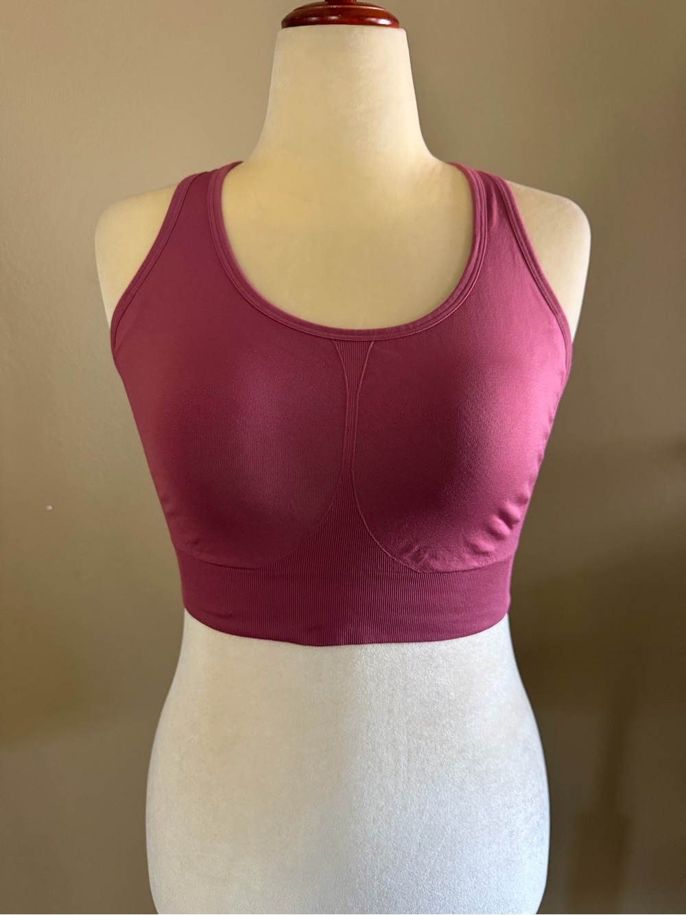 Soma Sport Seamless Pink High Support Racerback Sports Bra Wireless DD 2XL